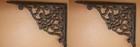 Large Victorian  Shelf Brackets corbels shelf Supports shelf Braces gifts  B-63