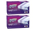  24 Pack   Swiffer Wetjet Hardwood Floor Cleaner Spray Mop Pad  free Shipping 