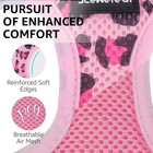 Cat Harness And Leash Set Escape Proof Reflective Mesh Vest