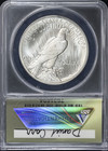 1930-d Dan Carr High Relief Peace Dollar Overstrike Token Anacs Ms 70   W  Coa
