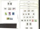 Korea Stamp Collection On 40 Minkus Pages  1885-1991 Multiple Sets Of Pages  bg 