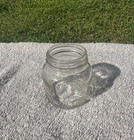 Vintage 1930s 30s - 1950s 50s Hazel-atlas H-305 Embossed Glass Antique Jar