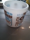 Vintage Glasbake Trucker Cb Sayings Coffee Mug 10-4 Good Buddy Cup 1970 s Clean 