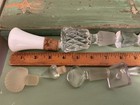Lot Of 14 Vintage Glass Bottle Decanters Stoppers