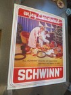 1975 Schwinn Christmas Promotional Poster 30 5  X 24 5  Original    900-956 