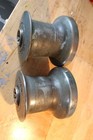 Pair Of Lewmar 8 Single Speed Chrome Plated Bronze Sailboat Winches Working Fine
