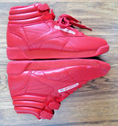 Reebok  Classic Freestyle High Top 90s Aerobic Sneakers Size 6 5 New Engine Red