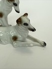 Rare Antique Sitzendorf Porcelain Borzoi Russian Wolfhound Figurine