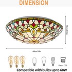 Round Ceiling Light    100-240v Vintage Ceiling Lamp  Flush Mount Lighting Fixture