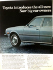 1974 Toyota Corona Print Ad 