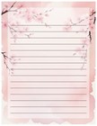 Personalized - 30pcs Stationery Writing Paper  Watercolor Stationary   l2c31