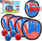 Toss And Catch Ball Game Set  Toddler Baseball Glove For Beach Pool Yard  Kids S