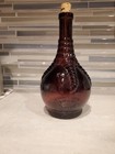 Vintage Wheaton Ball And Claw Bitters Amethyst Glass Bottle Large 9in 