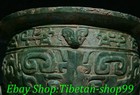 12  Old Chinese Shang Dynasty Bronze Ware Dragon Beast Incense Burner Censer