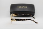 New Versace Mod  1175-b 1002 Gold Brown Crystals Authentic Eyeglasses 53-17