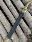 Imperial German Saxon M1849 Foot Artillery Short Sword Double Unit Marked Nice