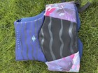Hyperlite Wake Co Adult Large Neoprene Cga Life Vest Navy Pink Floral Uscg Pfd