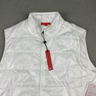Redvanly Winslow Vest Mens Large Bright White Full Zip Golf Puffer New