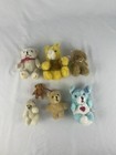 Lot Of 7 Vtg Miniature Mini Stuffed Animal Plush Teddy Bears