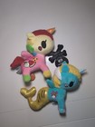      Tokidoki Lot Of 2 Mermicorno Seychelles And Fruttina Unicorno Plush 7 5 