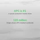 Apc Ups Battery Backup   Surge Protector  425va Backup Power Supply  Black
