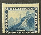 Travelstamps  Nicaragua Stamps Scott  9 - 2c Liberty Cap On Mountain Mint Mogh