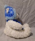 Hugfun Soft Plush White Teddy Nicholas Bear 18    Stuffed Animal Snowflake Blue