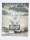Vintage 1938 The Etude Sheet Music Magazine Lot 12 Song Piano Articles Graphics