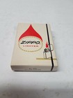 New Vintage Zippo Fisherman Lighter 1977 W Box  and Instructions  Original 