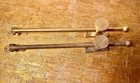 Vintage Pair Of Heavy Brass Classic Window Casement Adjusters 11 5    Adjustable