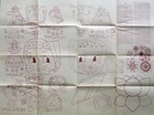 Vtg Workbasket M143 Embroidery Transfer Pattern Dutch Girl Dow Cat Hotpad Quilts