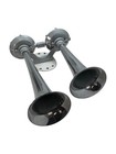 Kahlenberg Bros D-1  Dual Chimetone Air Horn  Chrome  Oem  blem 