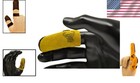 Leather Finger Guard Large Tan Cowhide Durable Cut-resistant Carving Whittle    