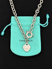 Tiffany And Co Heart Necklace Tag Sterling Silver New