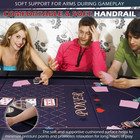 10 Player Poker Table Foldable  Folding Texas Holdem Casino Table With Padded Ra