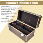 Aluminum Double Rc Transmitter Carrying Case For Futaba Jr Spektrum Frsky Hitec