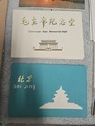 Vintage Souvenirs From China Trip  Flag  Postcards  Travel Guide  Banners