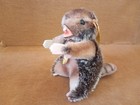Vintage Steiff Nagy Beaver Mohair Plush With Tag And Button 4 