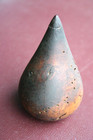 Beautiful Decor Art Object  Worm Wood  Vintage 1800 s Wood Plumbers Turnpin