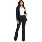 Nwot Betabrand Bootcut Dress Pant Yoga Pants     Black     Small