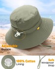 Kaby Sun Hat Smile Face Toddler Boys 6-24 Months  Army Green navy