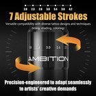Ambition C2 Wireless Tattoo Machine Pen 7 Adjustable Stroke Coreless Motor 1600m