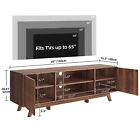 Led Tv Stand For 65 60  Tv With Storage Shelf Media Console Entertainment Center