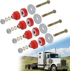 For Peterbilt 379 387 Red Poly Motor Mount Kit Mr1001  Cb2203-72  Mm75-62001-ht