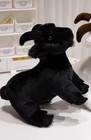 New Black Goat Plush Toy 12  Stuffed Animal Toddler Doll Gift For Kids