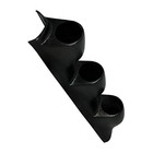 Universal Fitment Black Triple Pillar Gauge Pod Holder - Fits Any Make model