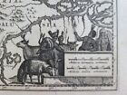 1671 Map Venezuela Cum Parte Australi Nouae Andalusiae Antique 15x18  17th Cent 