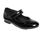 New Freestyle By Danskin  Tap Dance Shoes Black Patent Leather Girls Size 13