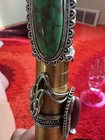 Lot 5 Vintage Retro And Modern Southwest Style Rings Turquoise Coral Onyx Style