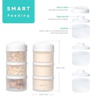 Stackable Formula Dispenser Portable  Milk Powder Container To Go